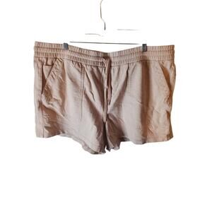 Athleta Farallon Tan Heathered Shorts, Size 24